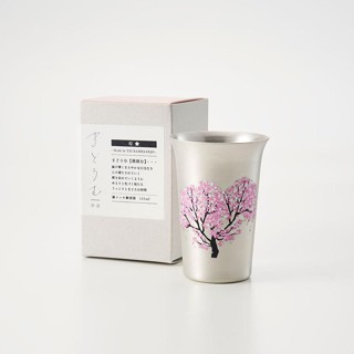 新越金網Three Snow銅鍍錫變色酒杯/ 櫻花 eslite誠品