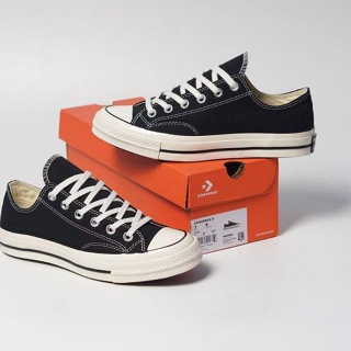 匡威 Hitam Converse 70s OX 黑白 Converse 70's Low 黑色 Converse Co