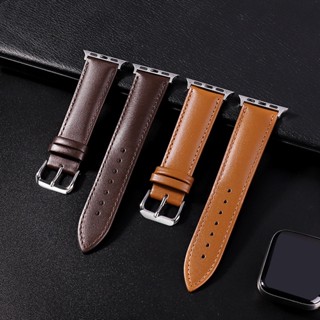 皮革錶帶錶帶相容 Apple Watch Ultra 49mm 45mm 42mm Iwatch Series 8 7