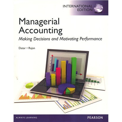 &lt;姆斯&gt;Managerial Accounting Datar 9780133369540 &lt;華通書坊/姆斯&gt;