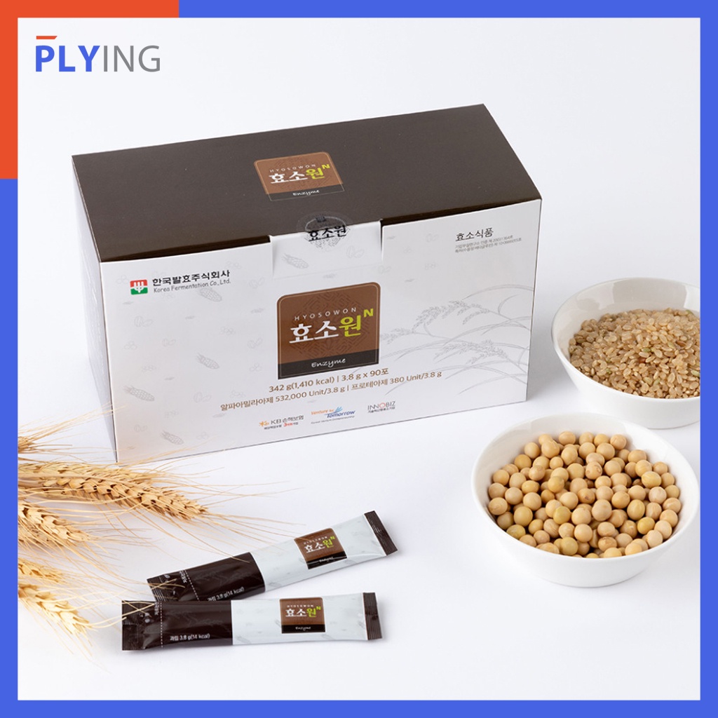 [HYOSOWON] Hyosowonn 穀物酵素糙米酵素 (3.8gX90Packs) 膳食補充劑食品/天然酵素美容/