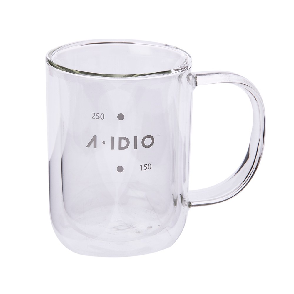 【HOLA】A-IDIO｜雙層隔熱玻璃杯(310ml)