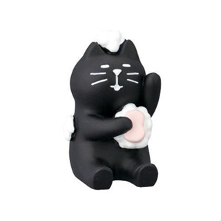 日本 DECOLE Concombre 公共澡堂公仔/ 洗澡黑貓 eslite誠品