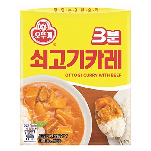 韓國不倒翁 牛肉咖哩調理包(200G)【愛買】