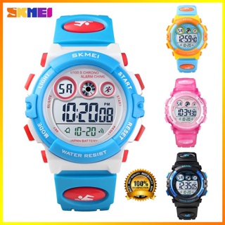 Skmei 兒童防水數字手錶兒童 LED 運動手錶手錶