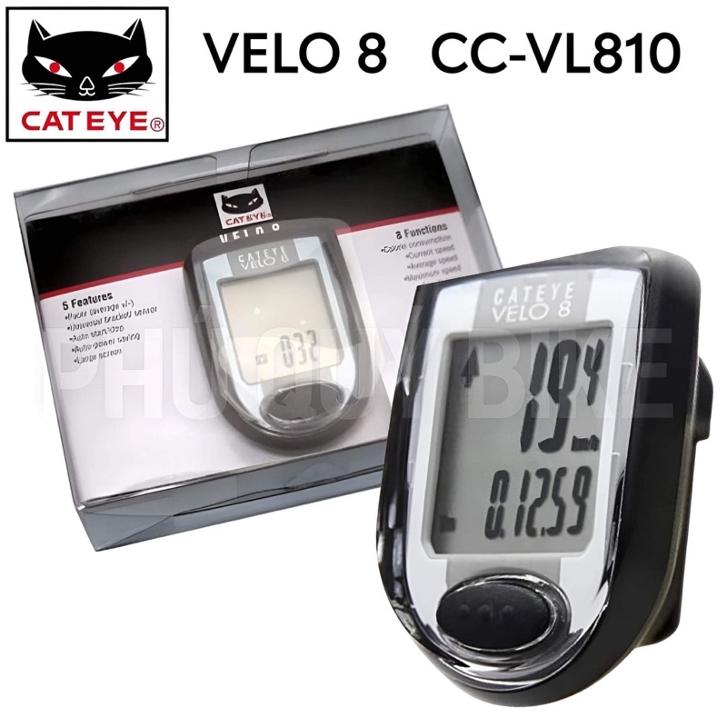 Cateye VELO 8 CC-VL810 有線自行車手錶