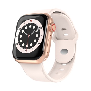 純色矽膠錶帶運動錶帶兼容蘋果手錶系列超8 7 6 5 4 3 2 iwatch 38mm 40mm42mm 45mm 4
