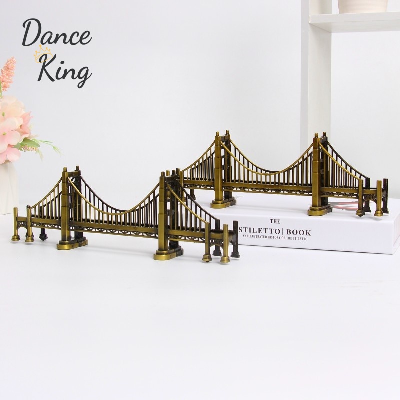 金屬金門橋模型建築紀念品美國舊金山著名建築模型朋友禮物家居裝飾