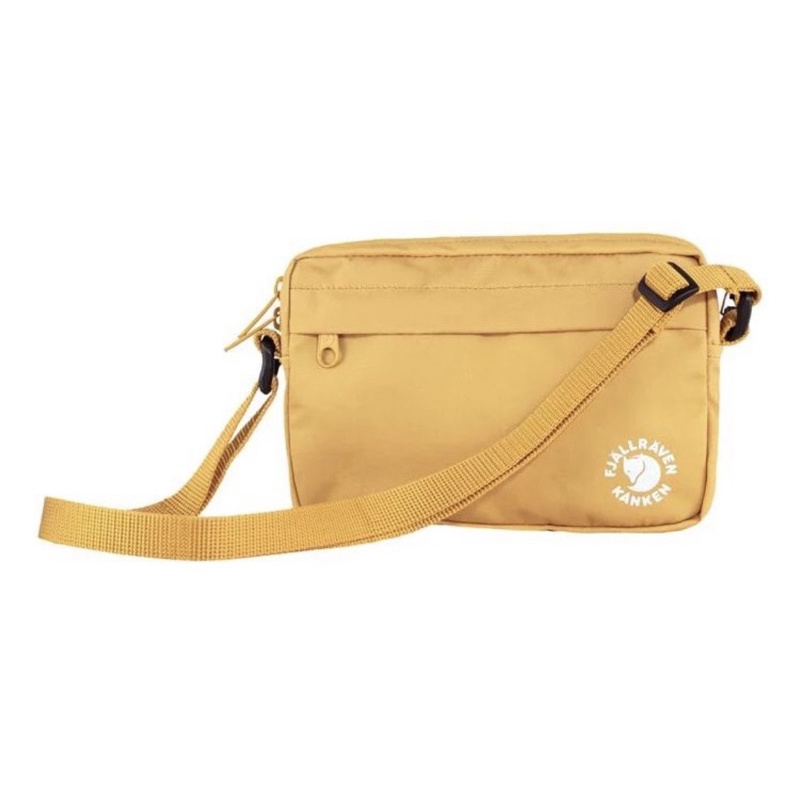 Fjallraven 小狐狸 Tree Kanken Pocket 旅行隨身袋 斜背包（全新黃色）