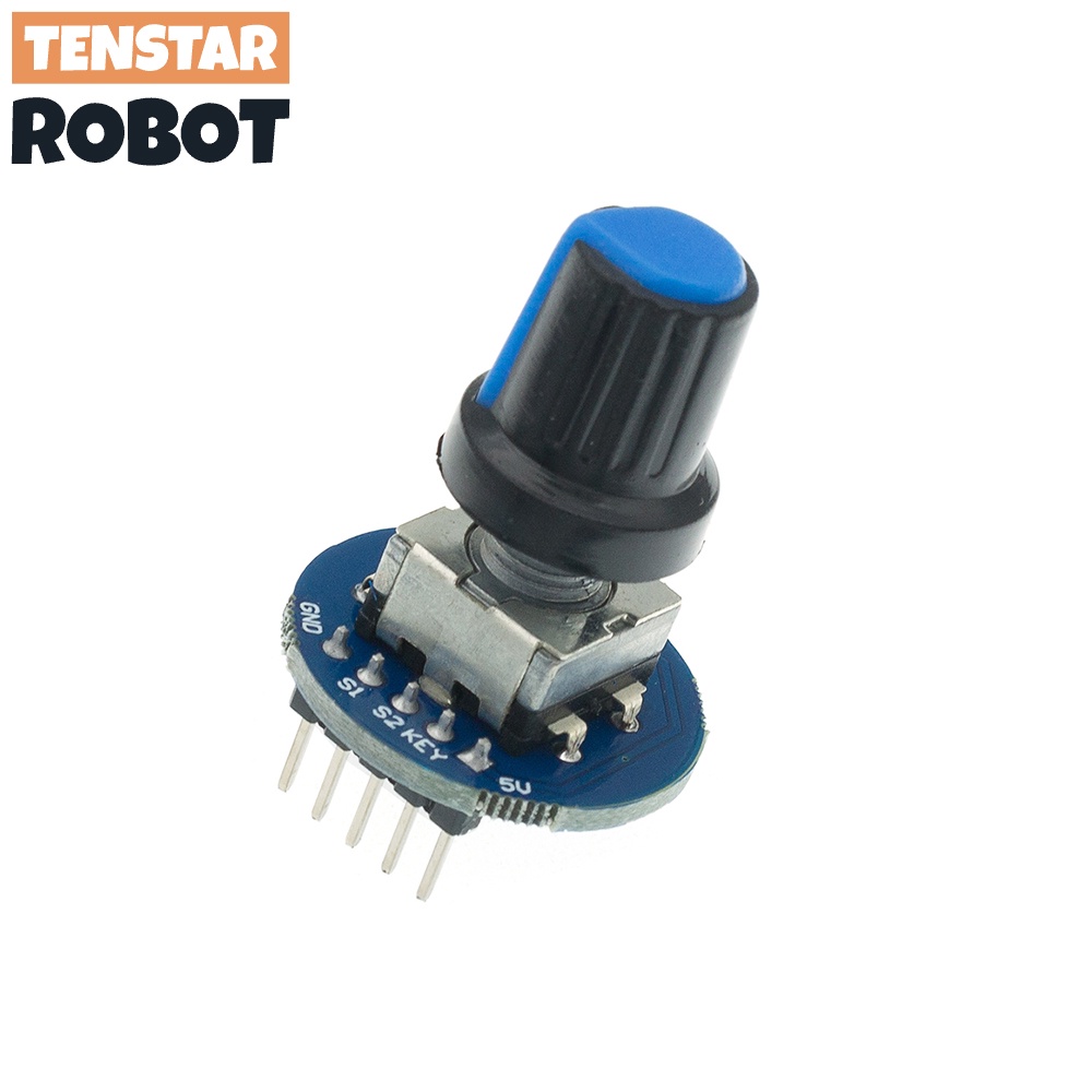 用於 Arduino 磚傳感器開發的旋轉編碼器模塊圓形音頻旋轉電位器旋鈕帽 EC11