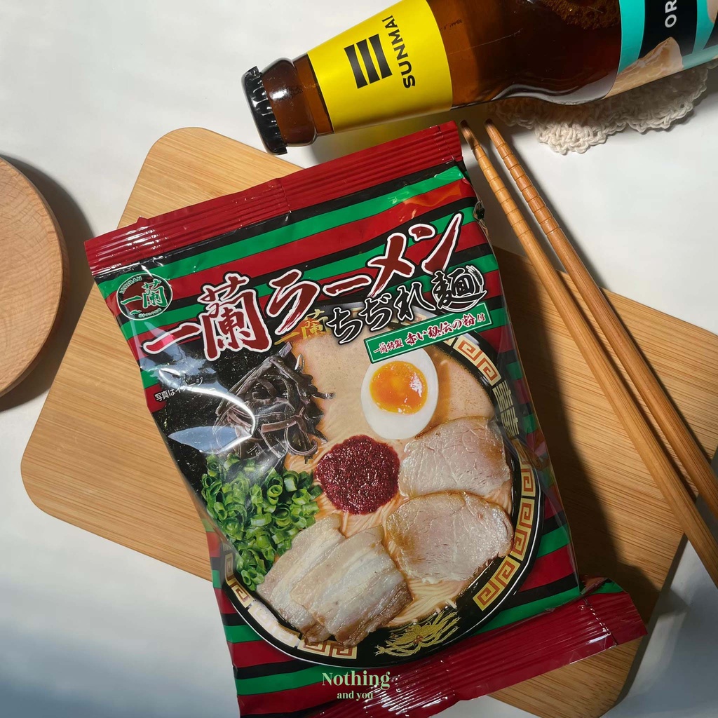 🔥現貨供應中🔥日本一蘭拉麵 捲麵 袋裝 送禮 日本超人氣 泡麵首選 即食拉麵 日本拉麵 個人方便食用 一人份 豚骨湯底