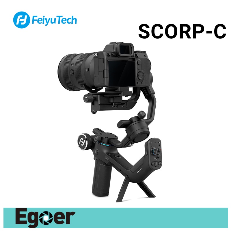 FeiyuTech 飛宇SCORP-C 三軸手持雲台穩定器 帶三腳架 適用於數碼單反相機