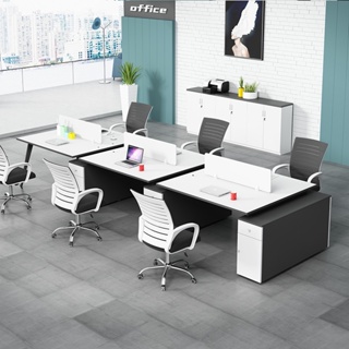 辦公桌椅組合簡約現代屏風職員桌電腦桌椅套裝辦公家具辦公桌