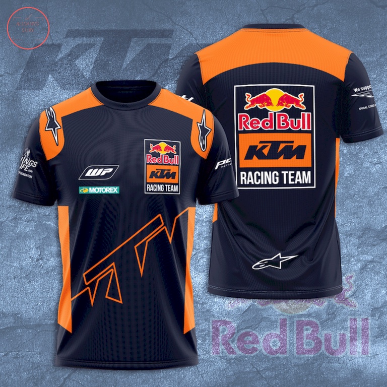 Red Bull KTM 賽車隊 T 恤全印花襯衫