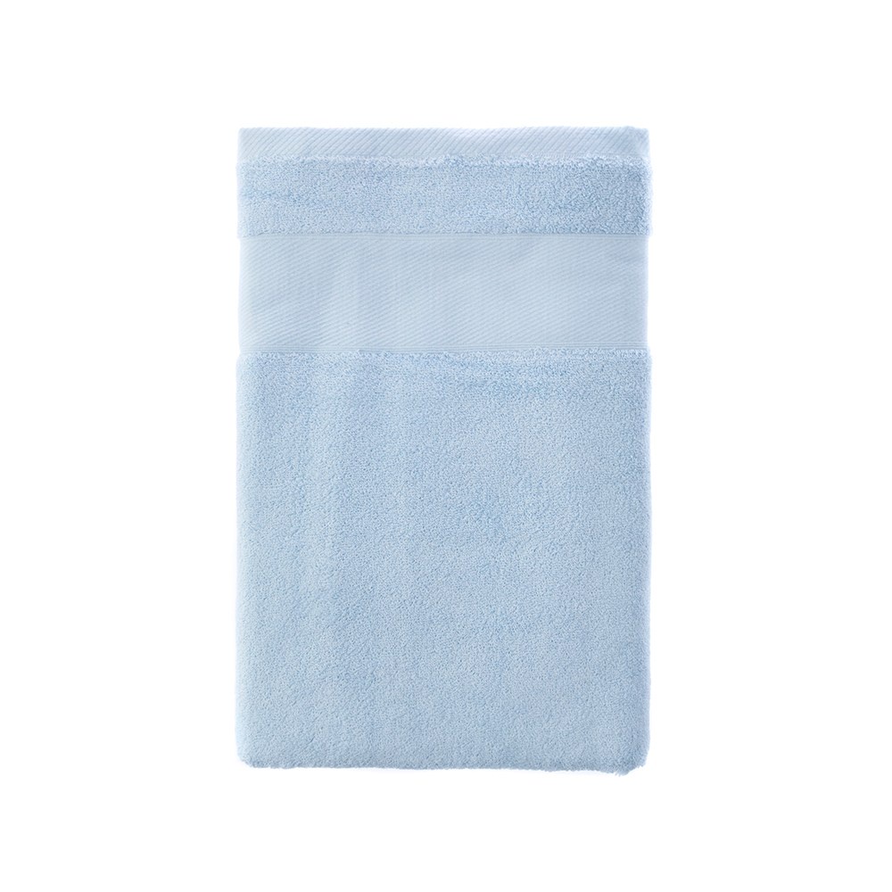 【HOLA】輕柔美國棉浴巾-藍 70x140cm