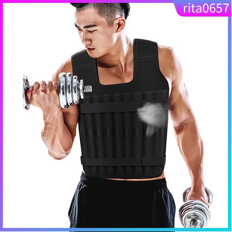 Adjustable Weighted Vest Workout Max Bearing 50KG Boxing Fit