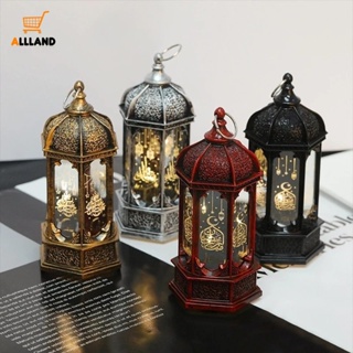 Eid Mubarak LED 城堡燈/復古齋月電子蠟燭燈/伊斯蘭穆斯林派對夜燈裝飾品