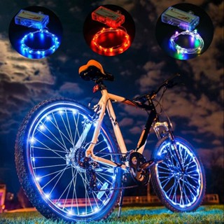 自行車燈 Led自行車外邊緣燈自動開啟和關閉輪輻燈