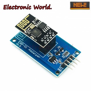 Esp8266 ESP-01 ESP01 序列無線 WIFI 模組,用於 Arduino 收發器接收器適配器板 Rasp