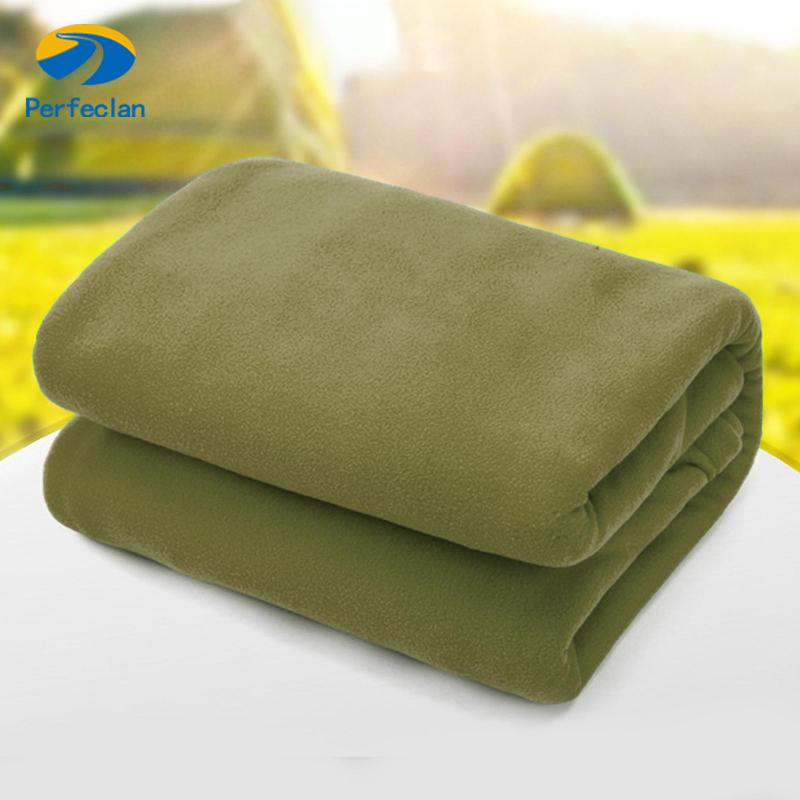 [Perfeclan] 柔軟抓絨睡袋內襯商務背包保暖野營毯
