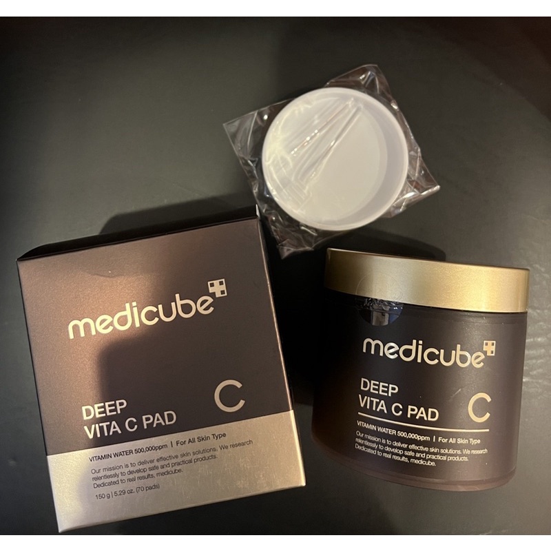 🔥MEDICUBE 全能維他命C透亮爽膚棉70片