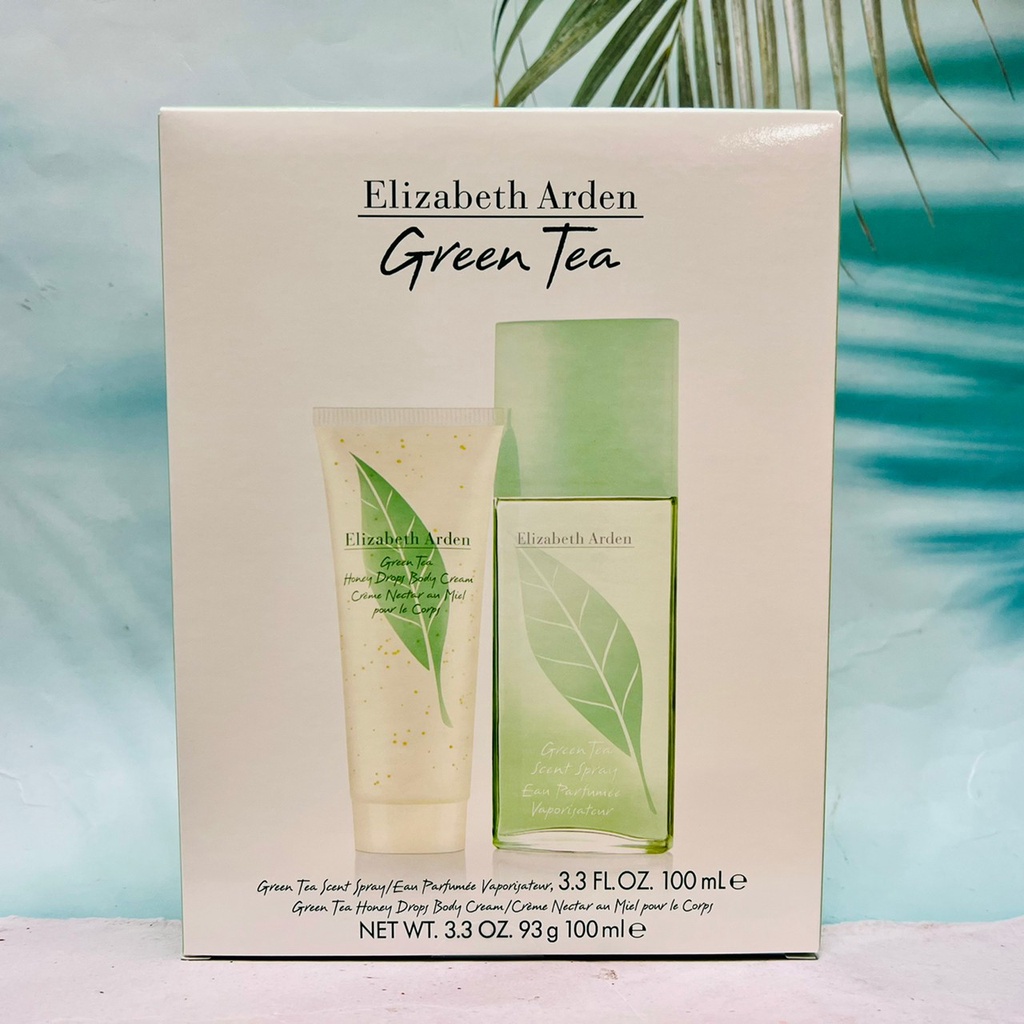 Elizabeth Arden 雅頓 綠茶女性淡香水禮盒（香水100ml+蜜滴身體乳100ml)