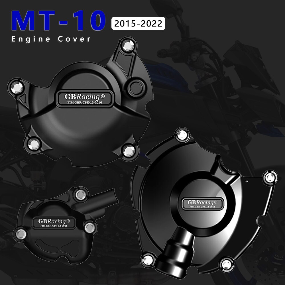 山葉 摩托車發動機罩啞光離合器護罩 MT10 2021 配件適用於雅馬哈 MT 10 MT-10 2015-2022 2
