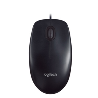 【logitech 羅技】M90 有線滑鼠 黑灰