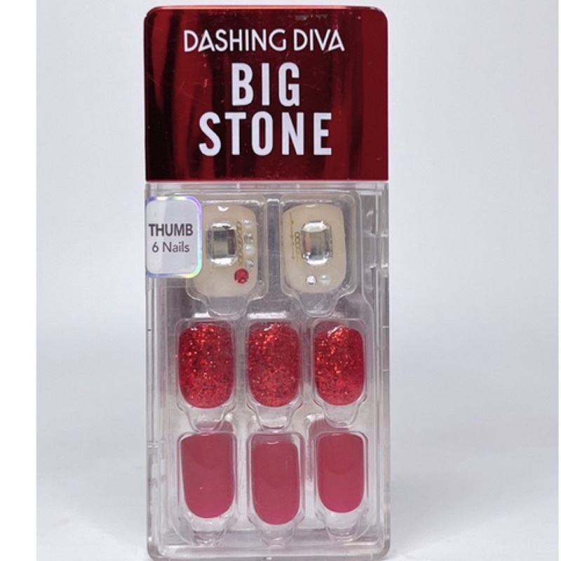 Dashing diva 頂級光療美甲片-紅色舞曲