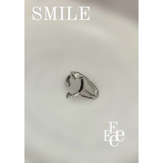 微笑戒指Smile 開口可調戒指 質感微笑戒指