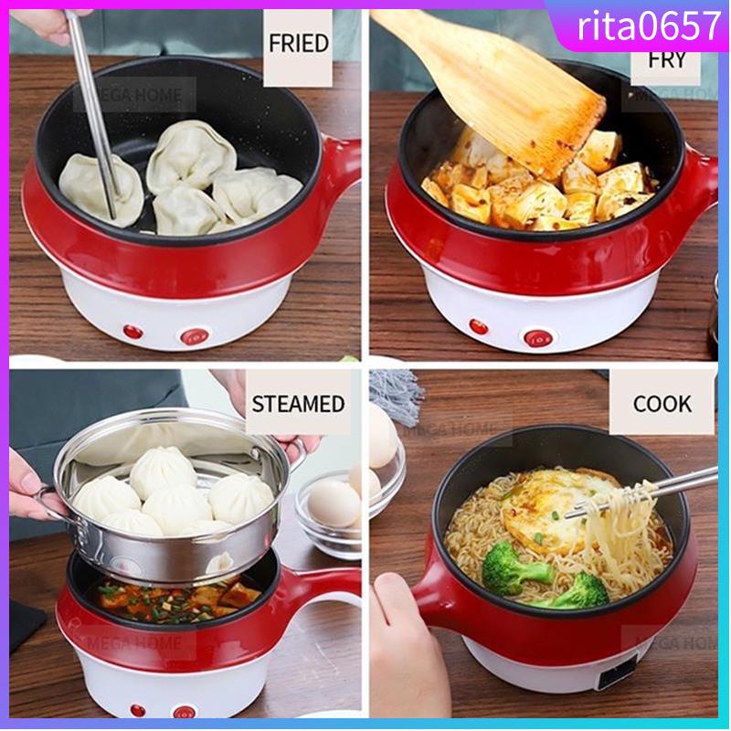 Rice Cooker Double Layer Stainless Steel Steamer Mini Electr