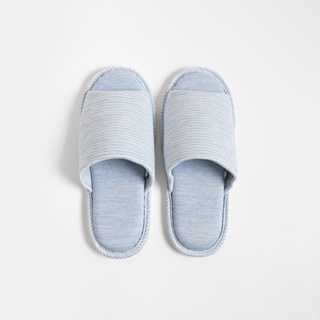 【HOLA】SNOW TOUCH 涼感拖鞋-條紋藍L
