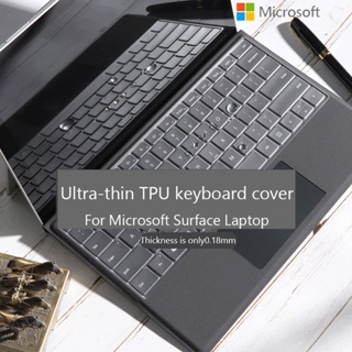矽膠鍵盤蓋透明黑色2022微軟surface筆記本電腦3 4 5 Go 12.4 13.5寸皮膚防塵罩