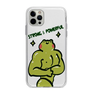 情侶腹肌青蛙適用iphone15promax手機殼蘋果14/12mini小米9華為vivoS15/7plus/8p透明x