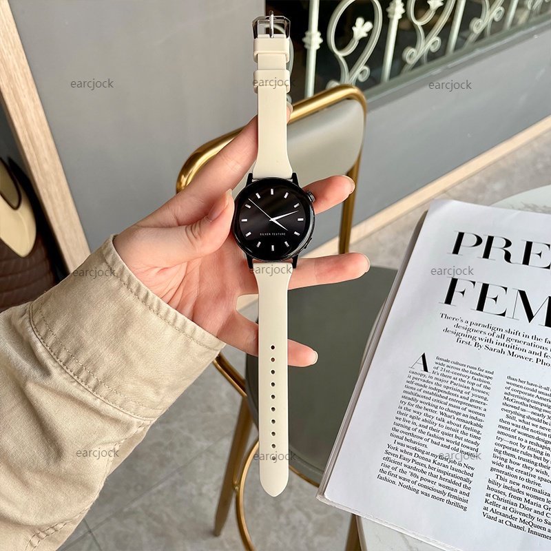 Galaxy Watch 6 4 5 Pro 20mm 小蠻腰矽膠錶帶 Active 2 40mm 44mm GT3 2