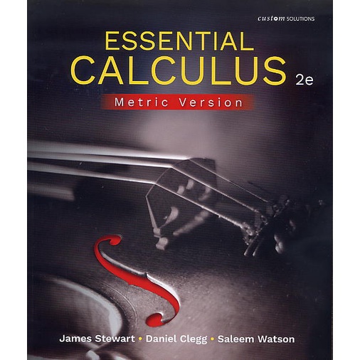 &lt;姆斯&gt;【現貨】Essential Calculus Metric Version 2/e (Custom Solutions) Stewart 9786269540648 &lt;華通書坊/姆斯&gt;