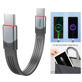 Blg Short Type C PD 60W 充電器數據線,用於快速充電電源 USB C 數據線,用於 3 根電纜
