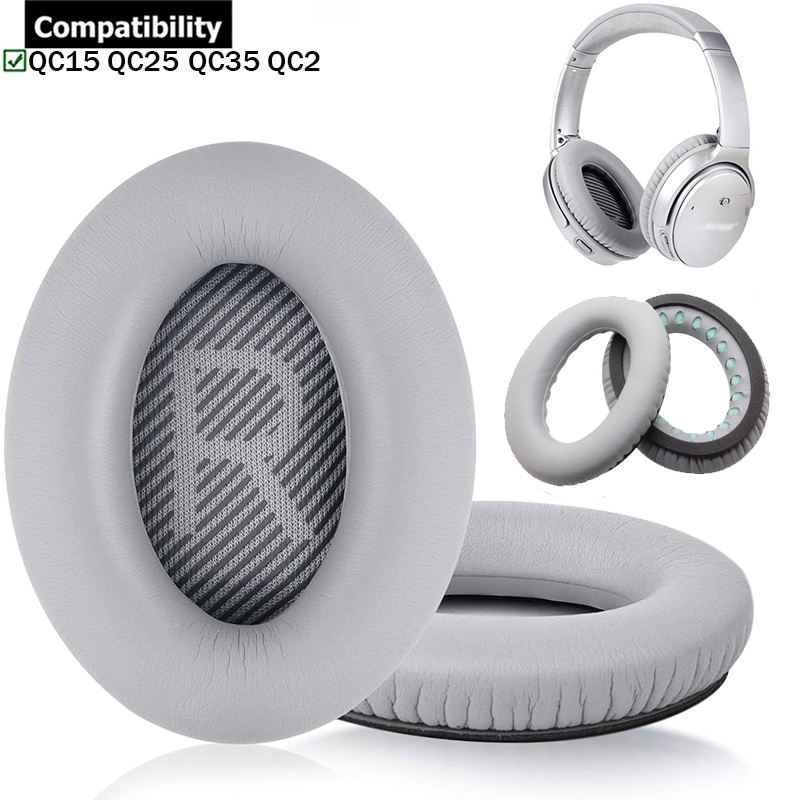 1 對耳墊適用於 Quietcomfort2 15 25 35 QC2 QC35 QC25 QC15 AE2/i 耳機耳
