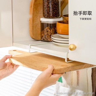 瀝水架 廚房收納 砧板架 懸掛✣掛式砧板架家用切菜板放置架廚房粘板收納置物架櫥櫃下懸掛案