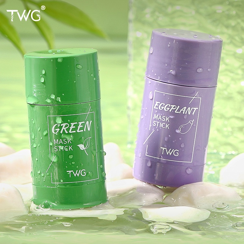 【Joy精選】TWG綠茶固體面膜 泥膜棒深層清潔塗抹式綠茶茄子固體面膜