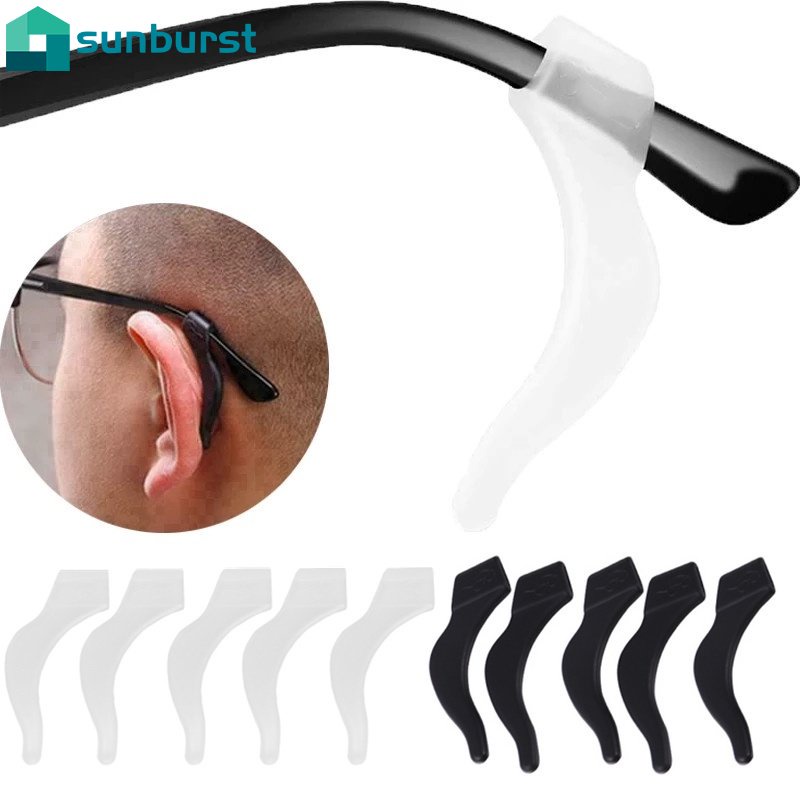 眼鏡眼鏡配件鏡腿套防滑近視眼鏡矽膠運動防滑固定握耳鉤眼鏡眼鏡配件時尚