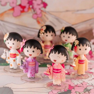 櫻桃小丸子公仔 和服小丸子全套 動漫周邊模型 玩偶擺件禮物玩具