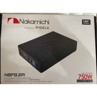現貨2023年最新款日本中道Nakamichi NBF8.2A 8吋薄型低音喇叭（平輸）