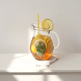 ZERO韓國ins插畫玻璃水壺咖啡壺涼水壺果汁牛奶大容量杯花瓶插花器#超取請聊聊我#預購#預購#超取請聊聊我更改