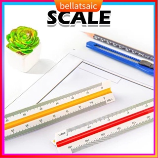 30cm Architect Technical Triangle Ruler Scale Ruler Clear Tr