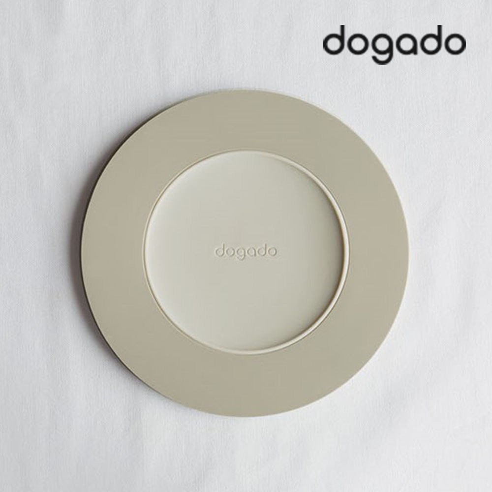 【HOLA】韓國Dogado 4合1多用途矽膠隔熱墊-米灰色