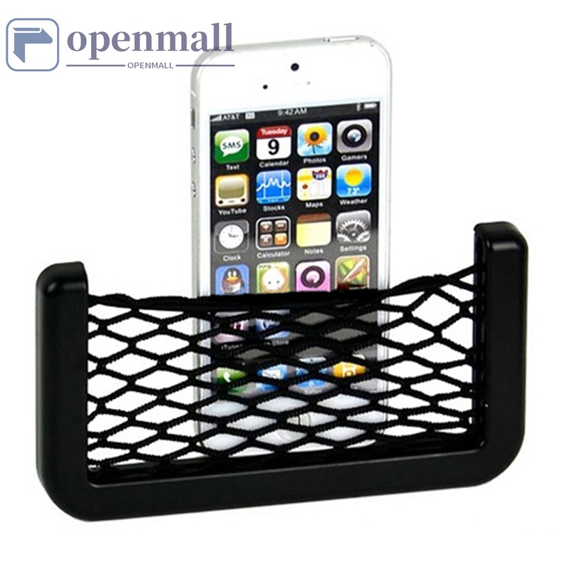Openmall Pocket Organizer 汽車座椅側靠背儲物網袋手機支架口袋收納袋