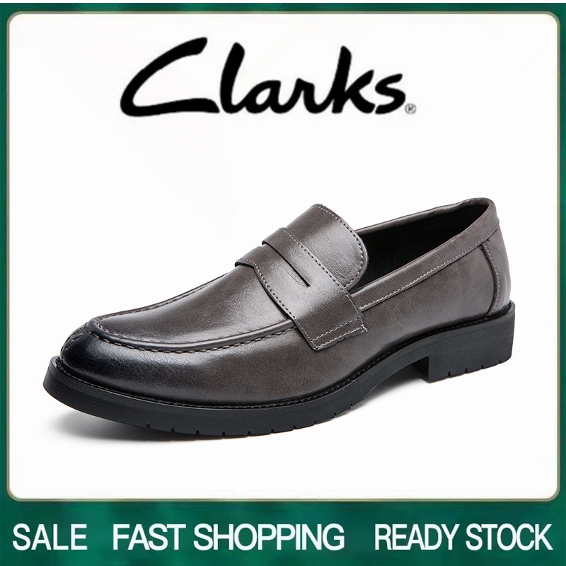 Clarks 男鞋 clarks 男士正裝鞋韓國皮鞋辦公鞋男士皮鞋大碼 45 46 clarks 皮鞋男士