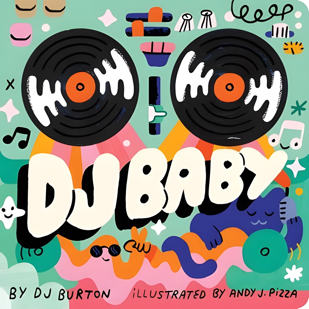 DJ Baby : A Touch-and-Feel Book(硬頁書)/Dj Burton【禮筑外文書店】