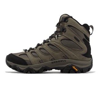 Merrell 登山鞋 Moab 3 APEX Mid WP 防水 大地色 灰綠 戶外 男鞋 ACS ML037161